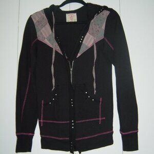 Intimately Free People Solid Studded Hoodie EUC (Size: Medium)